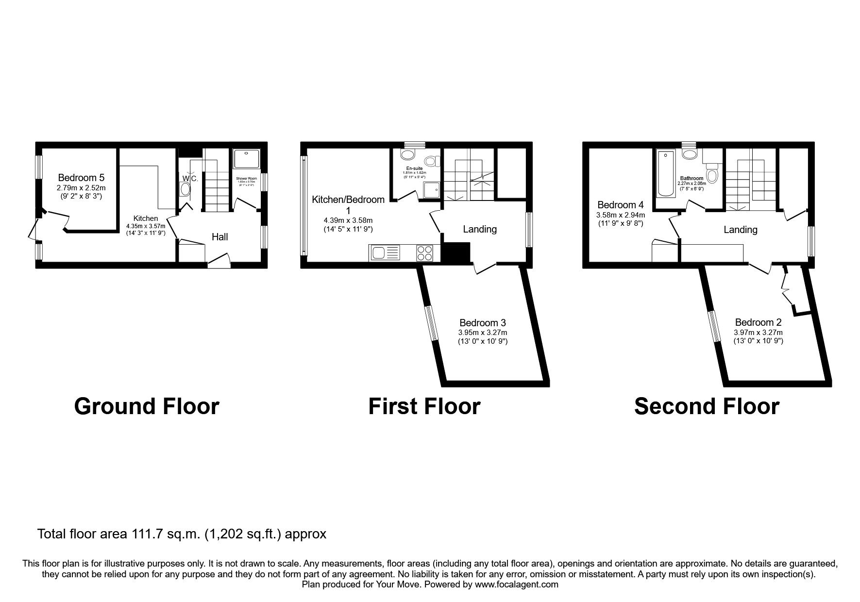 Floorplan of 3 bedroom Mid Terrace House for sale, Disraeli Close, London, SE28