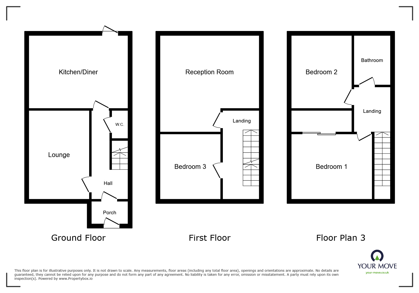 Floorplan of 3 bedroom Mid Terrace House for sale, Aspen Green, Erith, DA18