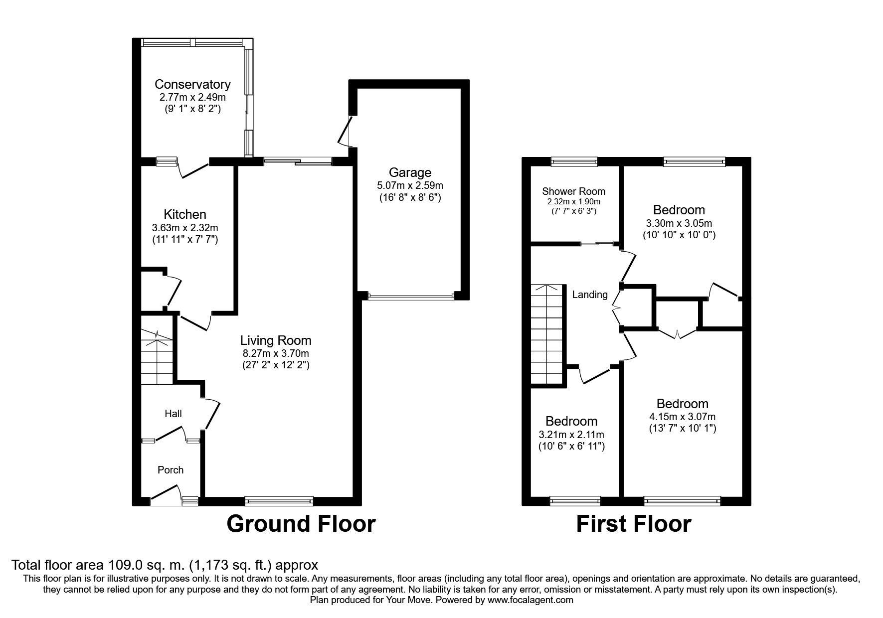 Floorplan of 3 bedroom End Terrace House for sale, Sedgemere Road, London, SE2