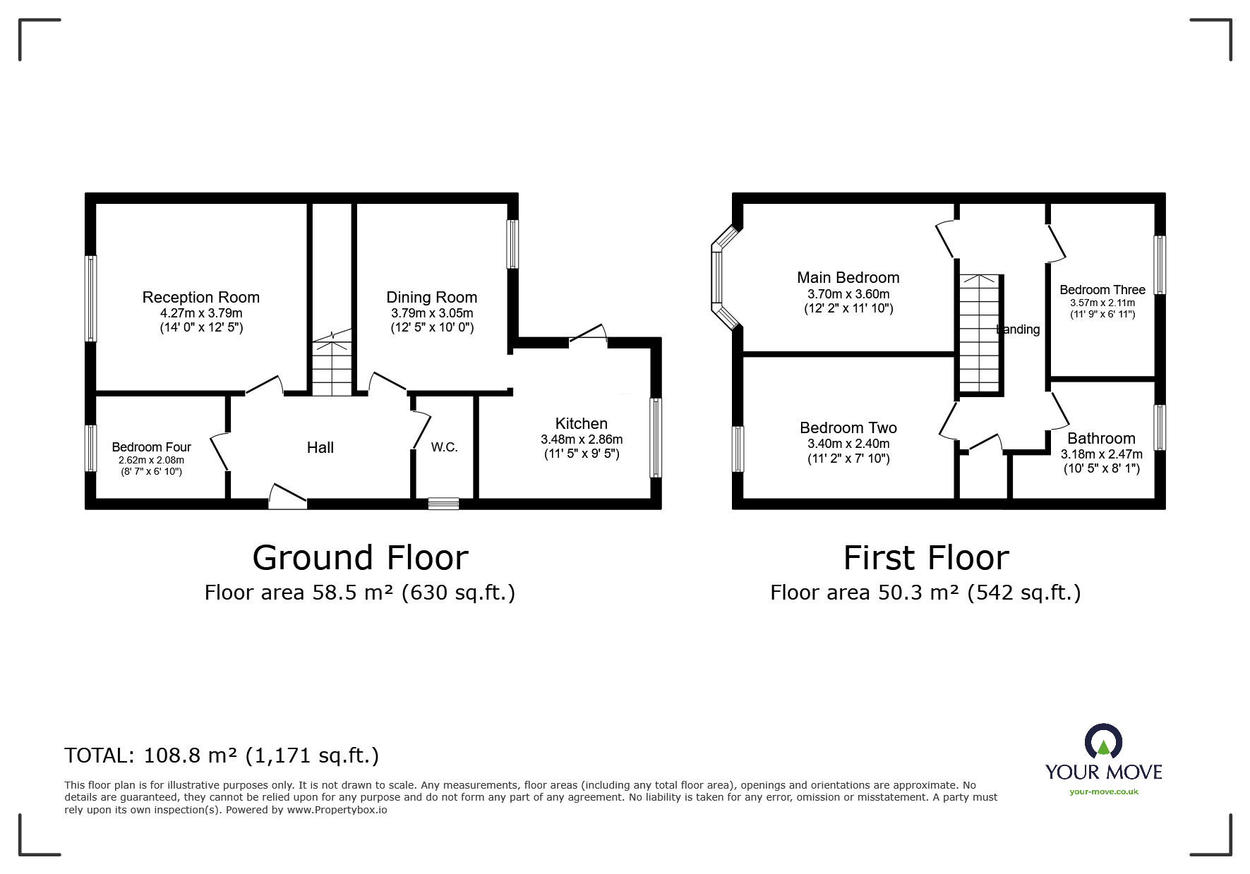 Floorplan of 4 bedroom Semi Detached House for sale, Wickham Lane, London, SE2