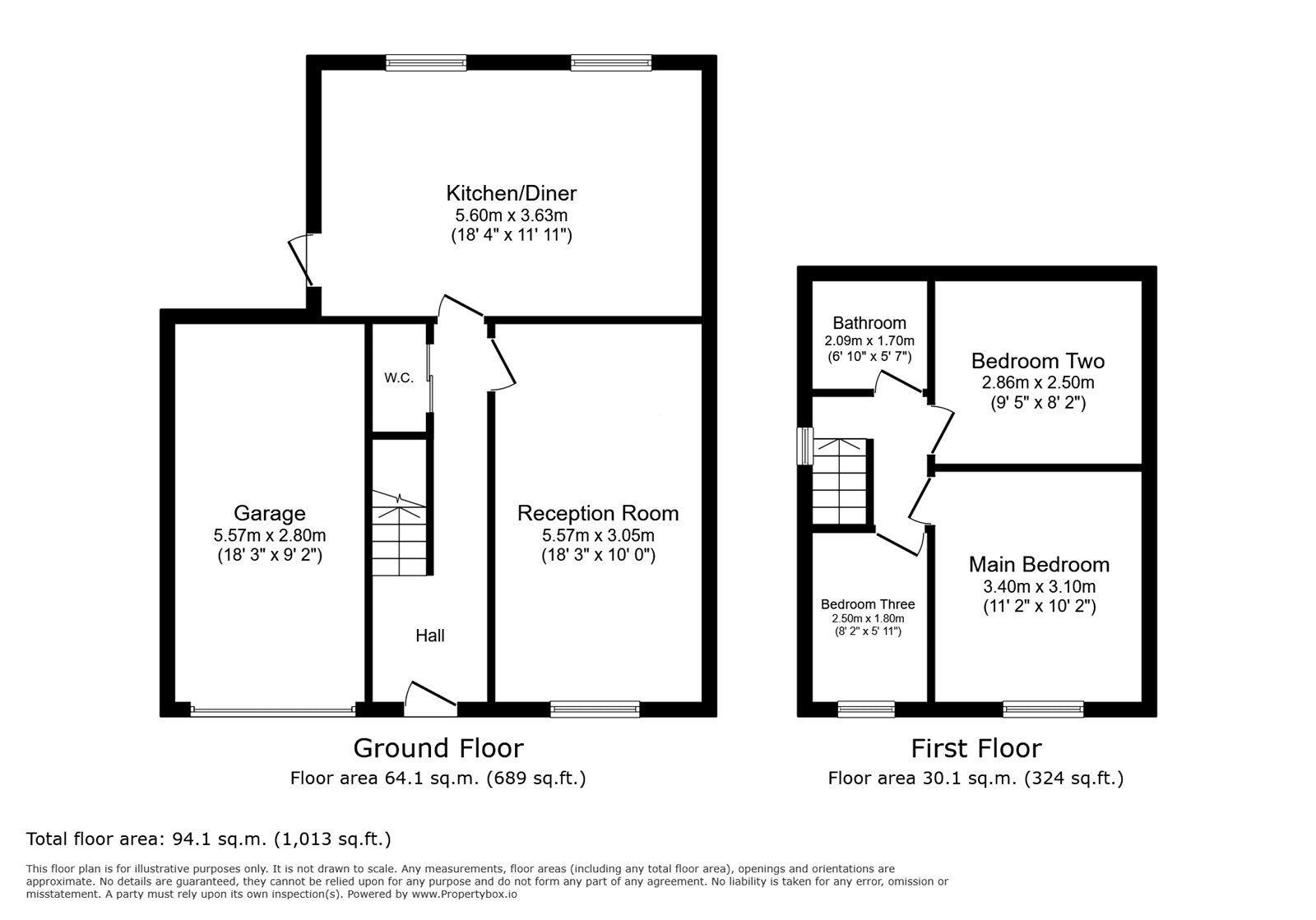 Floorplan of 3 bedroom Semi Detached House for sale, Bracondale Road, London, SE2