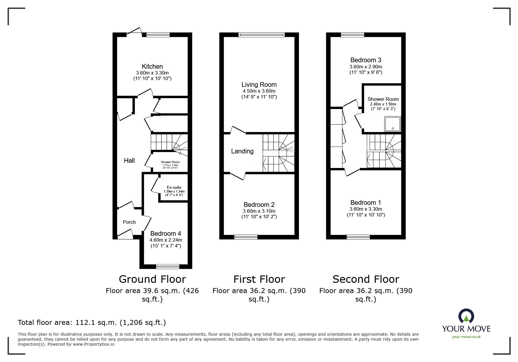 Floorplan of 4 bedroom Mid Terrace House for sale, Titmuss Avenue, London, SE28