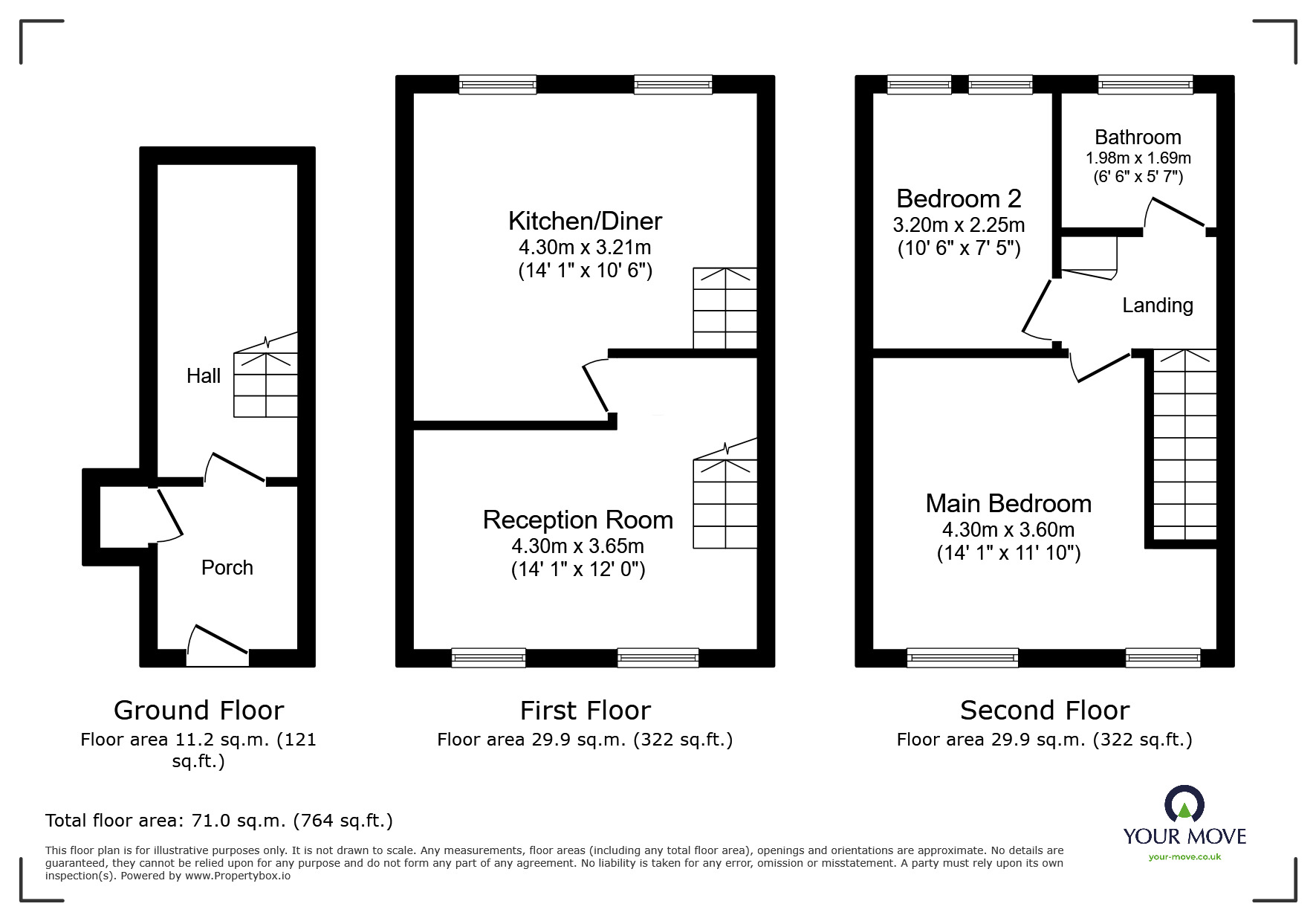 Floorplan of 2 bedroom  Flat for sale, Lanridge Road, Abbey Wood, London, SE2