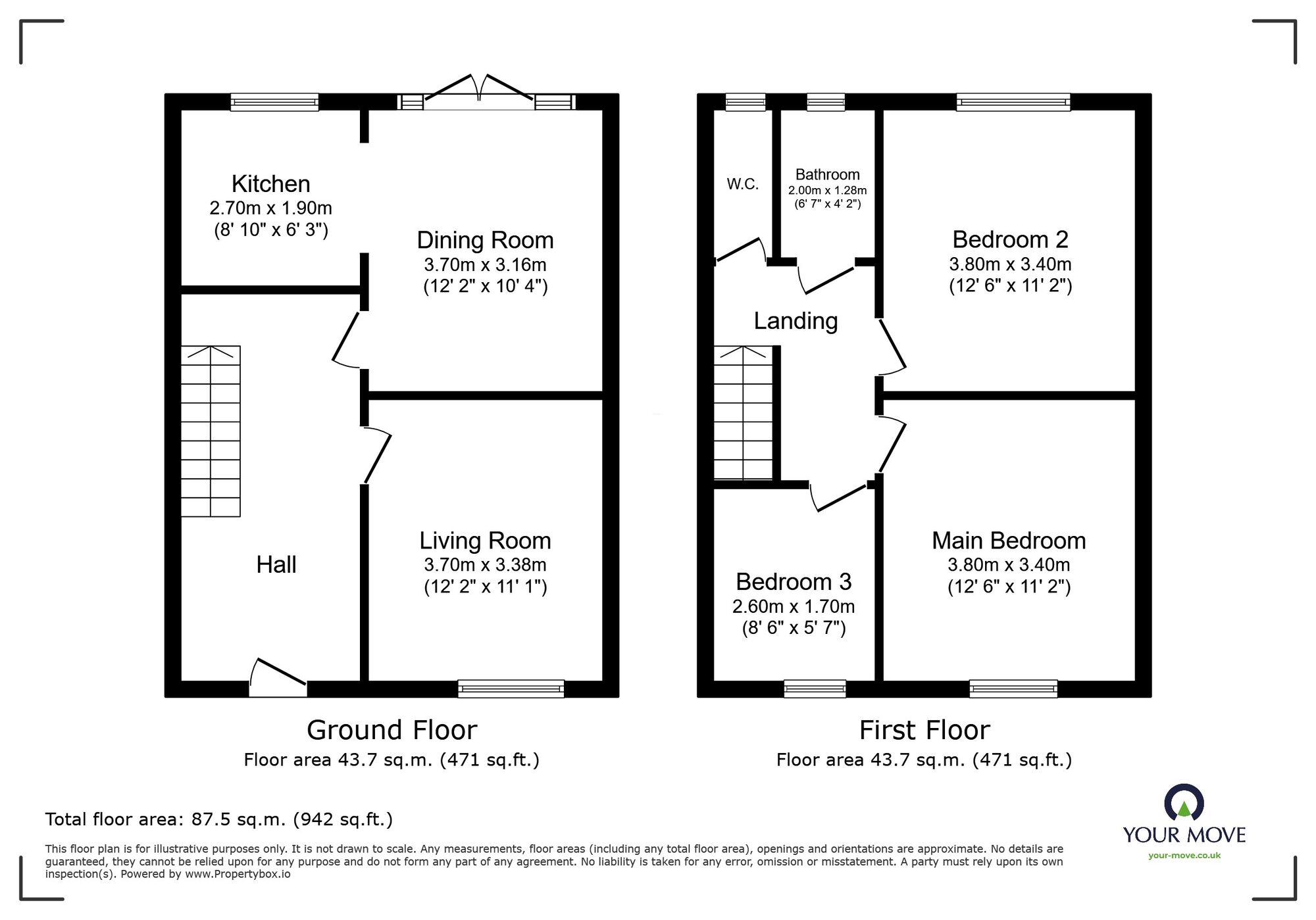 Floorplan of 3 bedroom  House for sale, Commonwealth Way, London, SE2