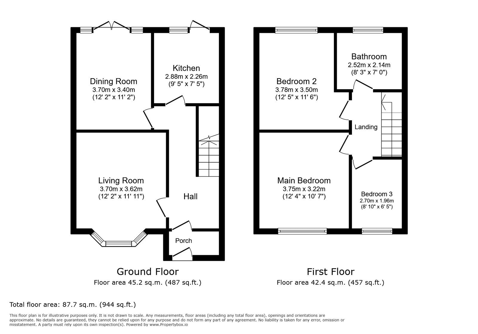 Floorplan of 3 bedroom Mid Terrace House for sale, McLeod Road, London, SE2