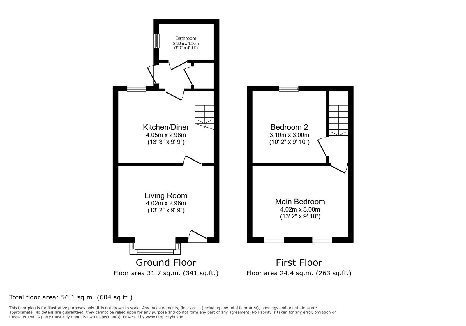 Floorplan of 2 bedroom Mid Terrace House for sale, Kentmere Road, London, SE18