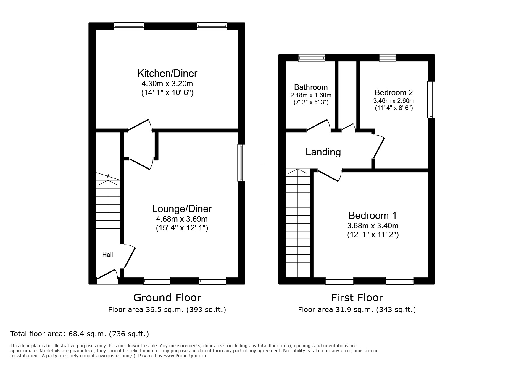 Floorplan of 2 bedroom Flat for sale, Tanhurst Walk, London, SE2