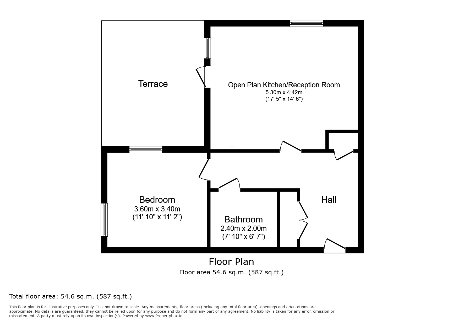 Floorplan of 1 bedroom Flat for sale, Kite Close, London, SE2