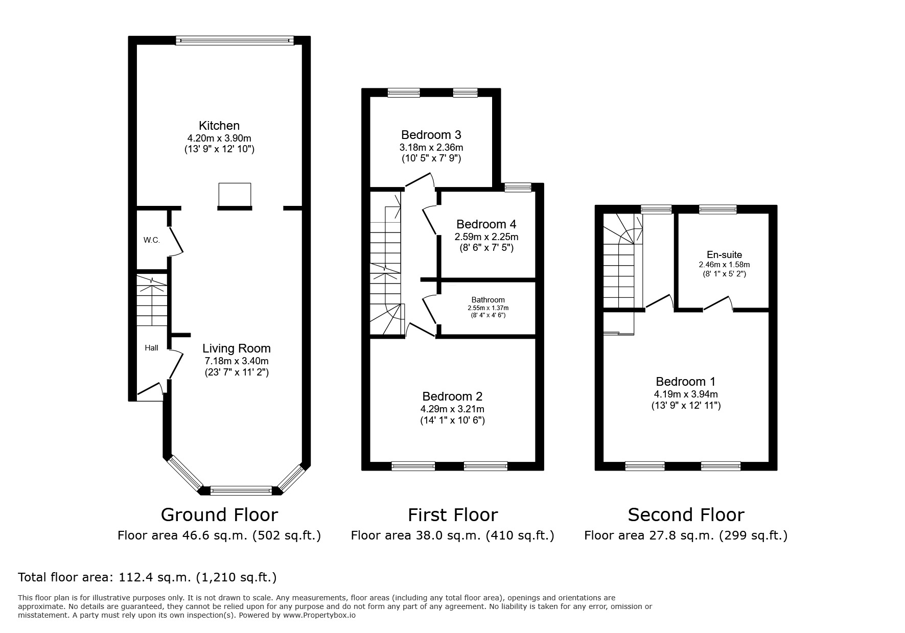 Floorplan of 4 bedroom Mid Terrace House to rent, Smithies Road, London, SE2