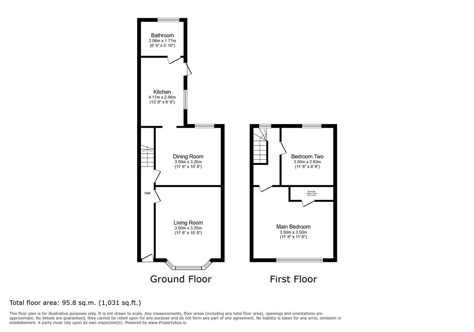 Floorplan of 2 bedroom Mid Terrace House for sale, Howarth Road, London, SE2