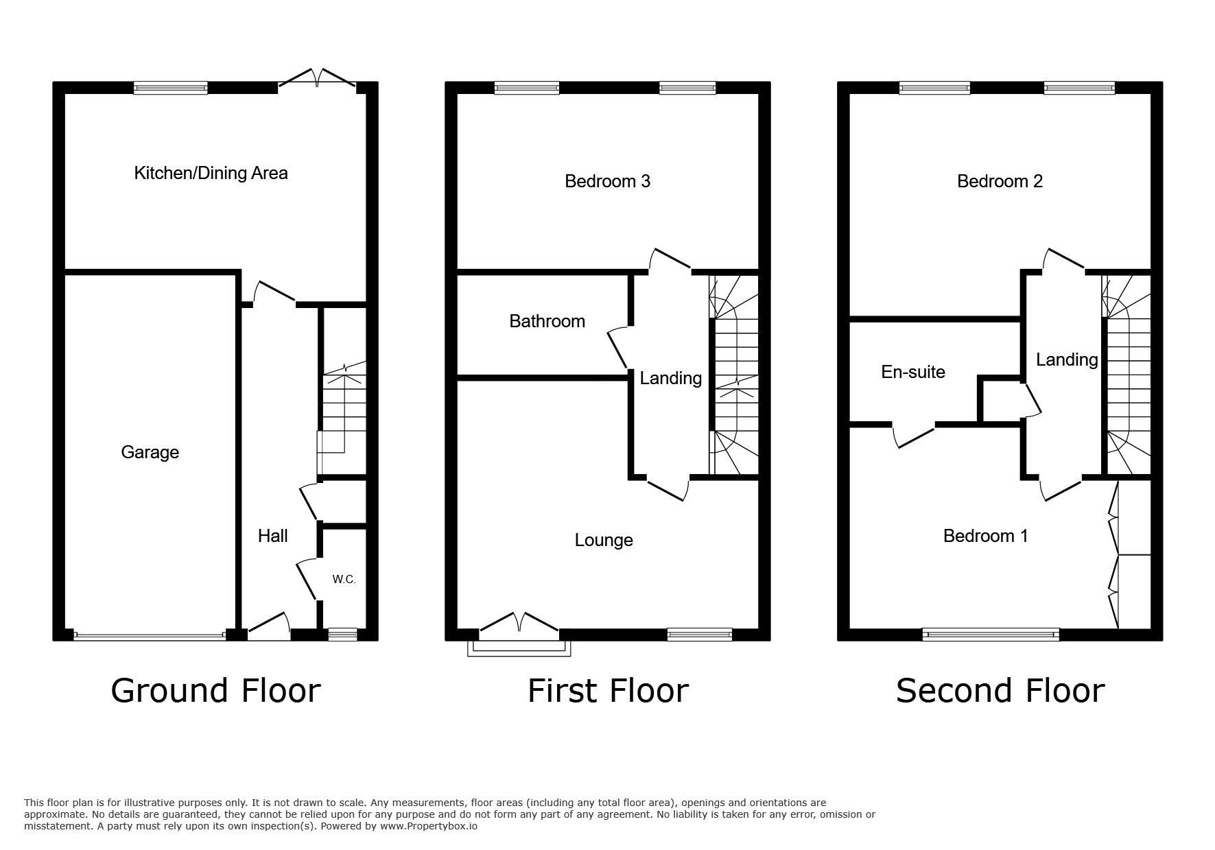 Floorplan of 3 bedroom End Terrace House for sale, Ingleton Mews, Barnsley, South Yorkshire, S71