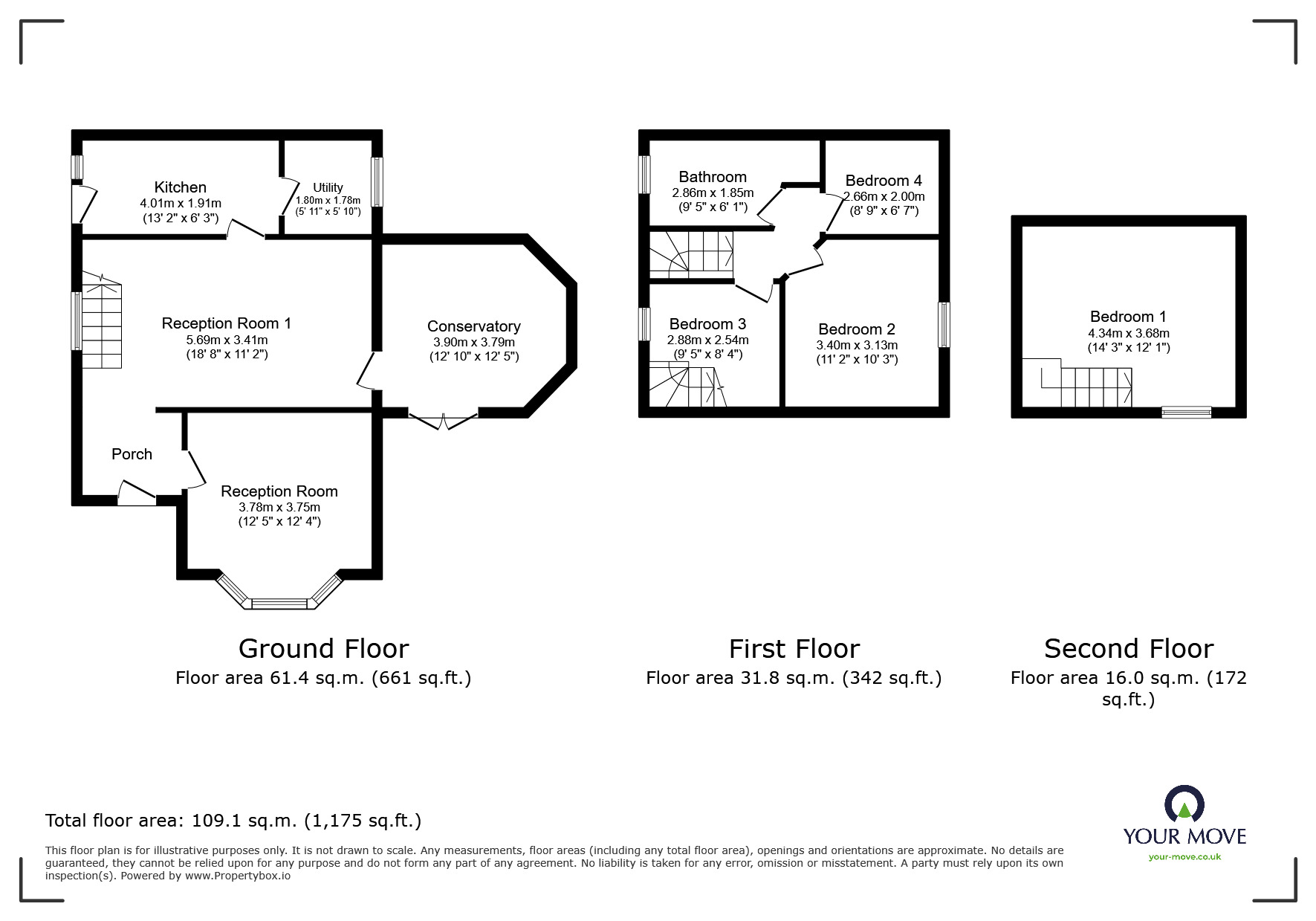 Floorplan of 3 bedroom Semi Detached Property for sale, Top Fold, Doncaster Road, South Yorkshire, S71