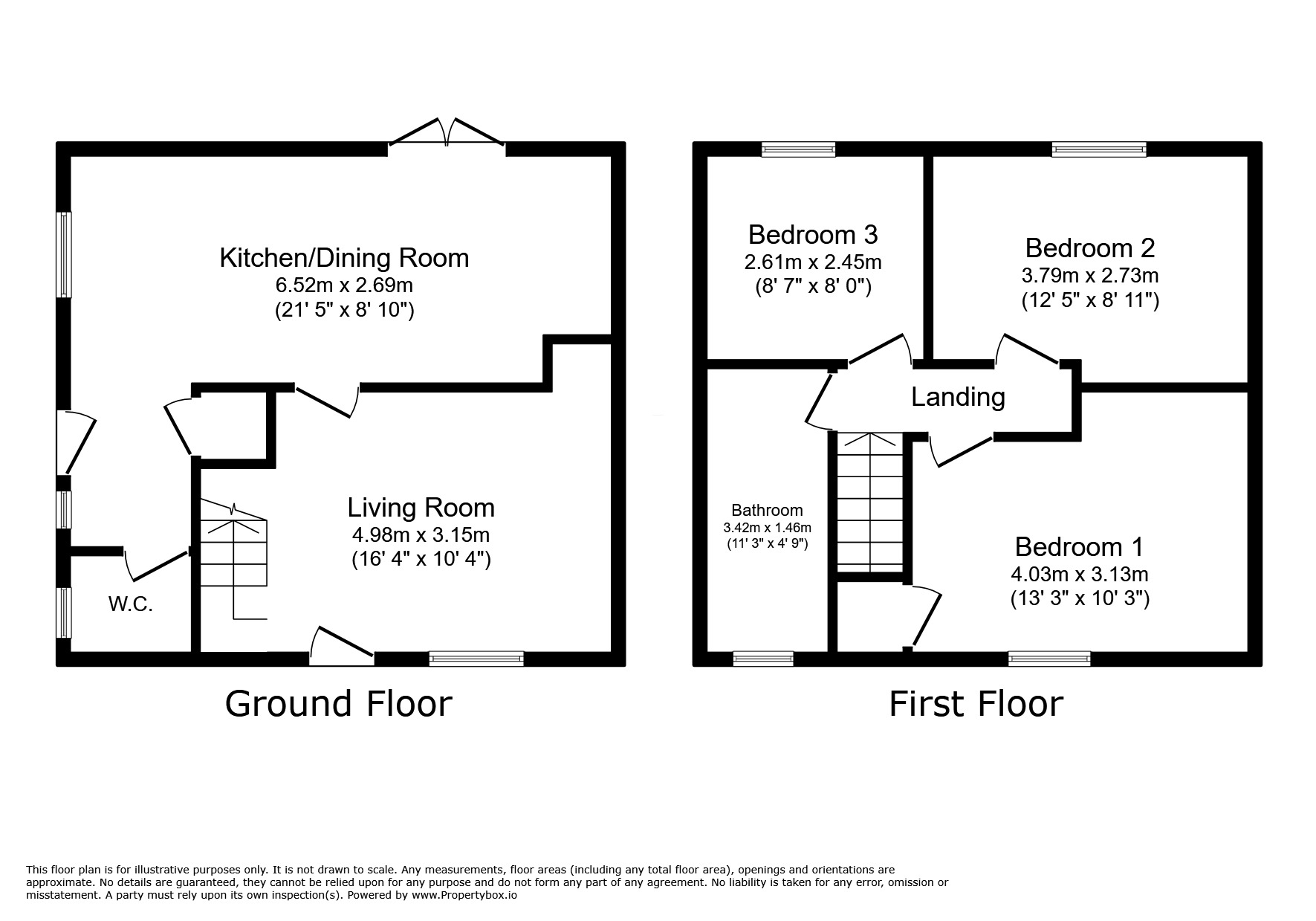Floorplan of 3 bedroom Semi Detached House for sale, Cemetery Road, Grimethorpe, South Yorkshire, S72