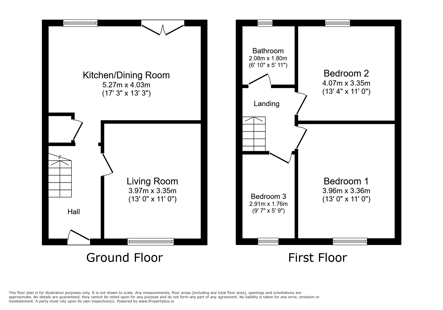 Floorplan of 3 bedroom Semi Detached House for sale, Brierley Road, Shafton, South Yorkshire, S72