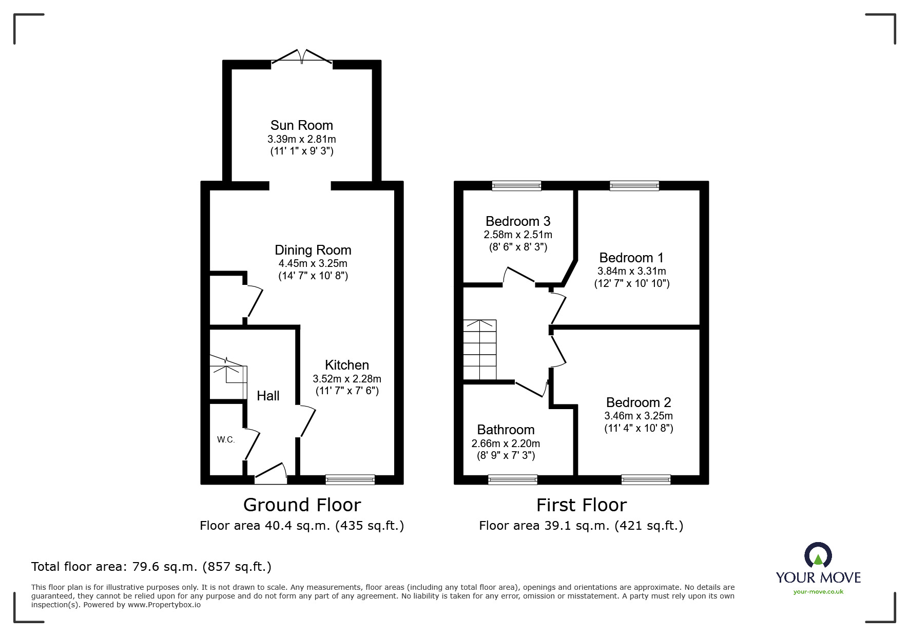 Floorplan of 3 bedroom Semi Detached House for sale, Raymond Road, Barnsley, S70