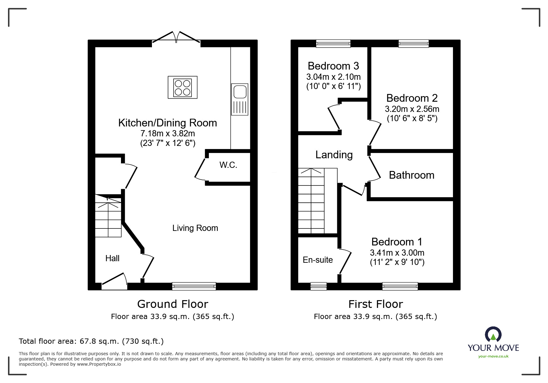 Floorplan of 3 bedroom Semi Detached House for sale, Daisy Drive, Barnsley, South Yorkshire, S70