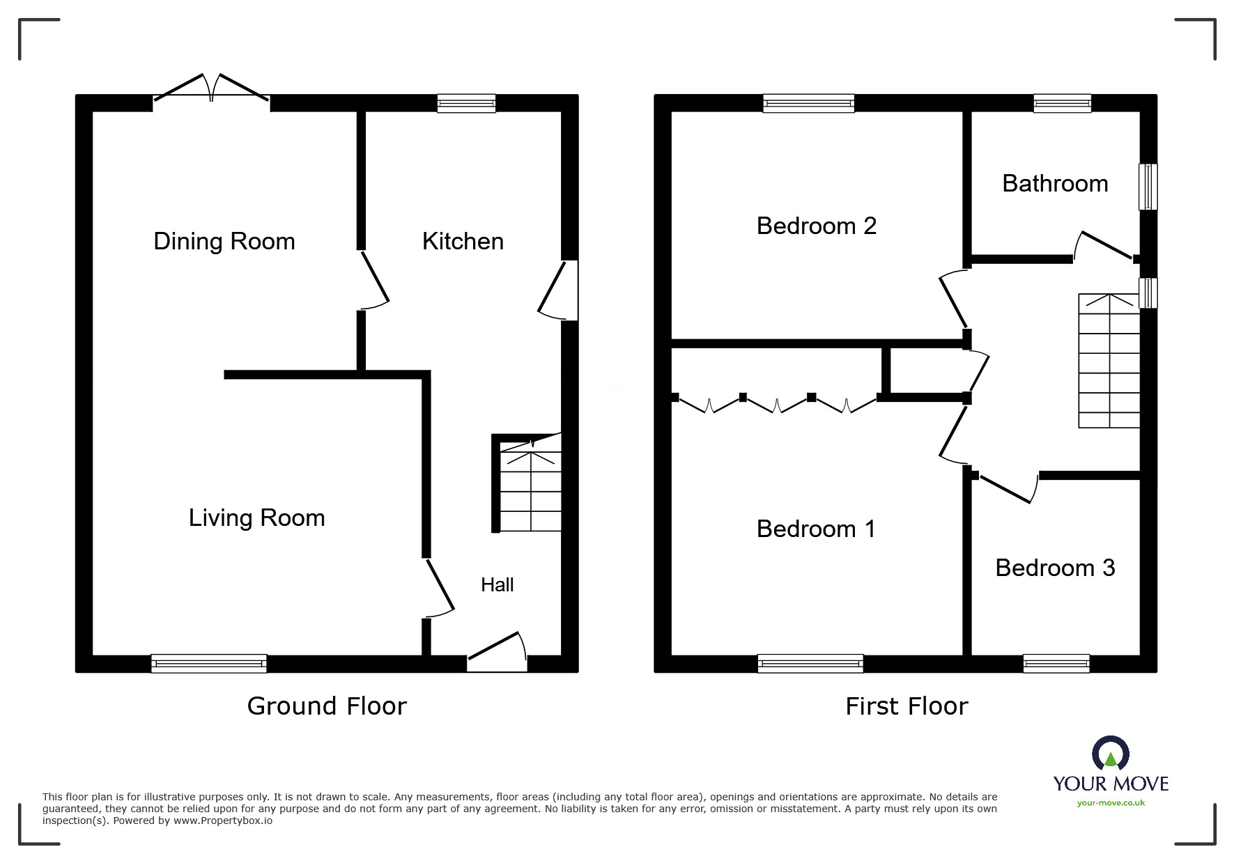 Floorplan of Semi Detached House for sale, Rochester Road, Barnsley, South Yorkshire, S71