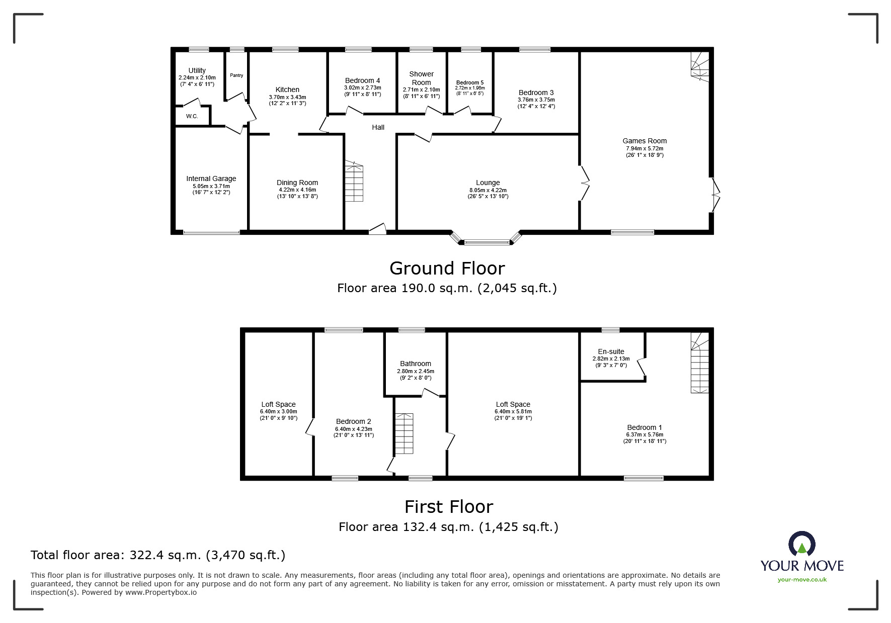 Floorplan of 5 bedroom Detached House for sale, Jermyn Croft, Dodworth, South Yorkshire, S75