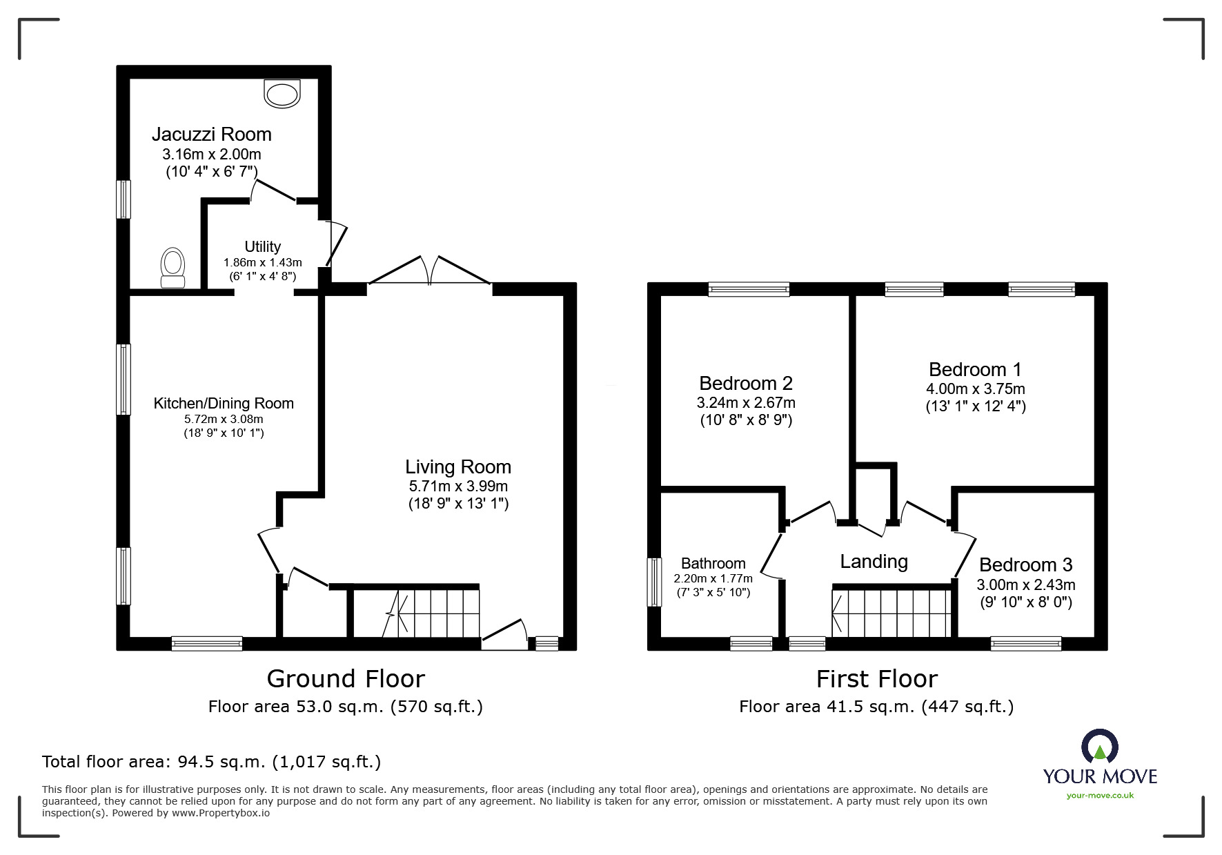 Floorplan of 3 bedroom Semi Detached House for sale, Reginald Road, Barnsley, S70