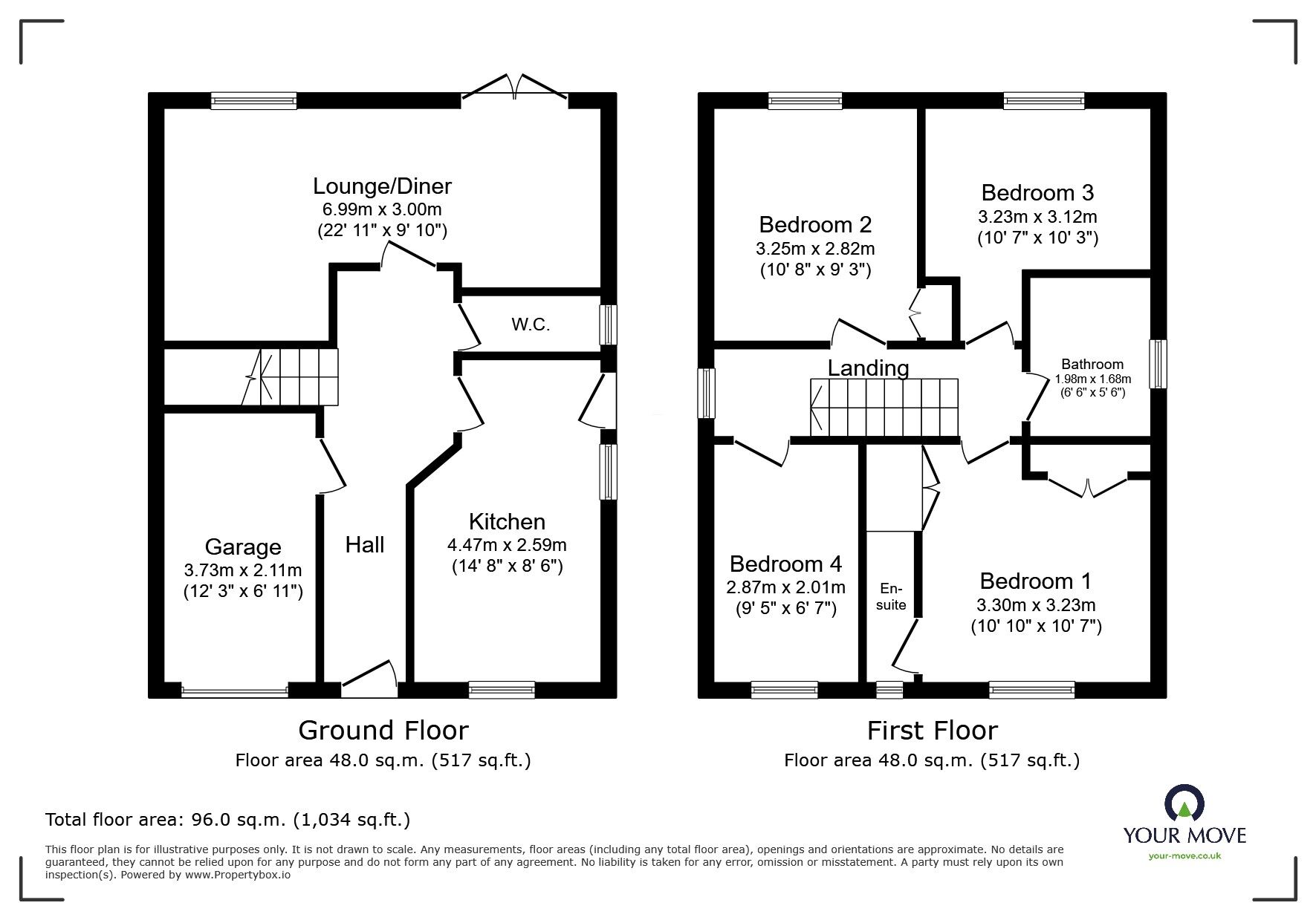 Floorplan of 4 bedroom Detached House for sale, Francus Royd, Barnsley, S71