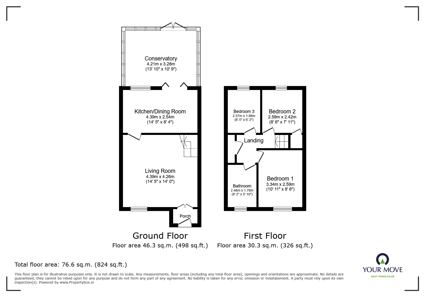 Floorplan of 3 bedroom Mid Terrace House for sale, Brocklehurst Avenue, Barnsley, S70