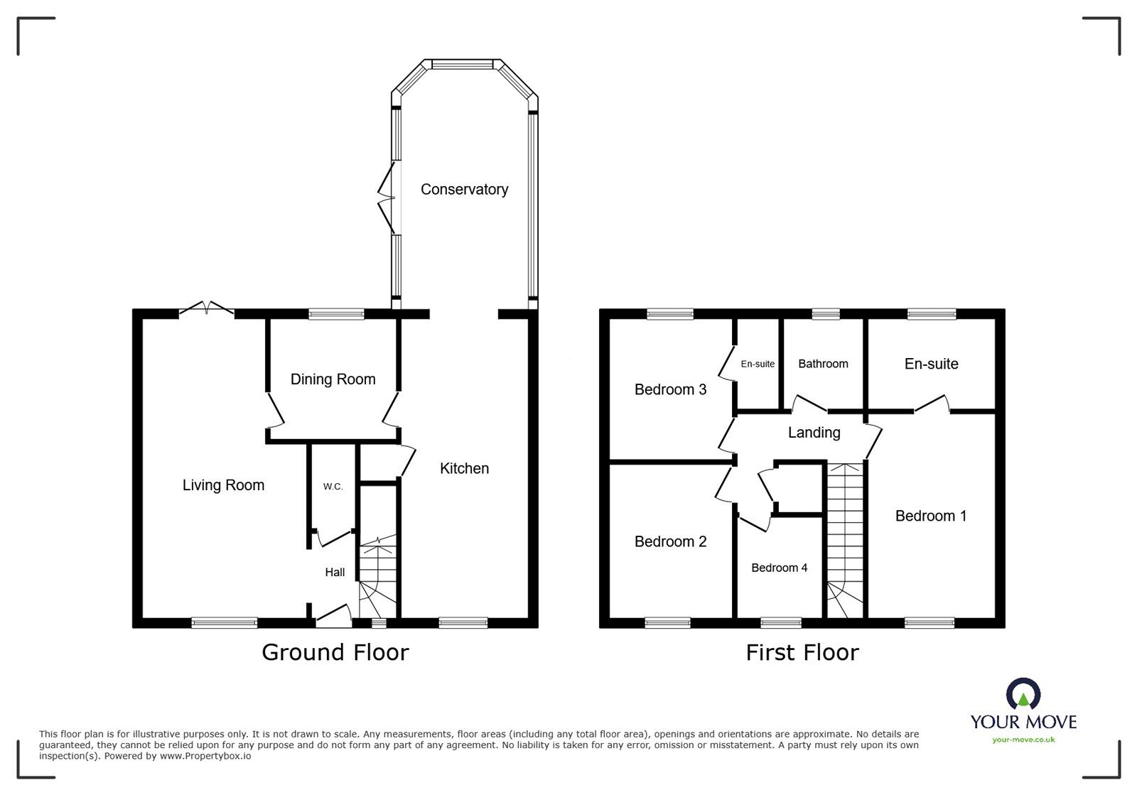 Floorplan of 4 bedroom Detached House for sale, Pinfold Gardens, Cudworth, Barnsley, S72
