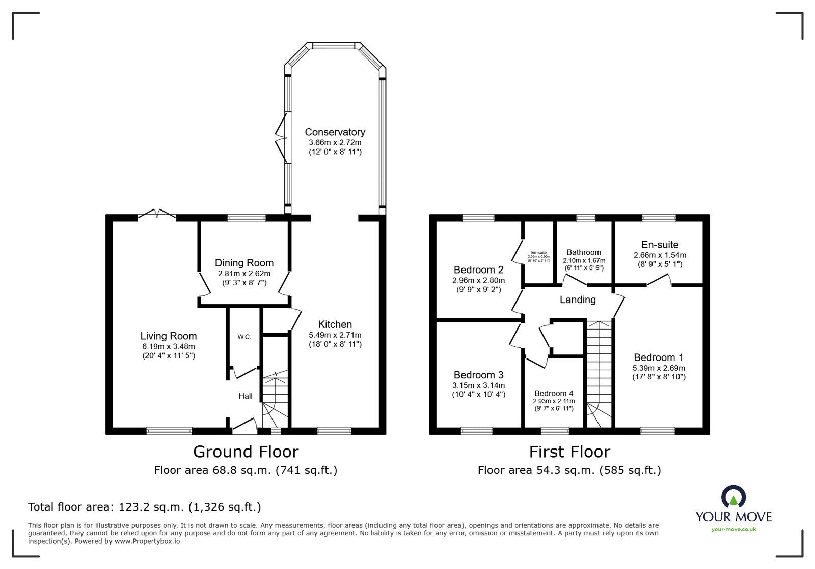 Floorplan of 4 bedroom Detached House for sale, Pinfold Gardens, Cudworth, Barnsley, S72