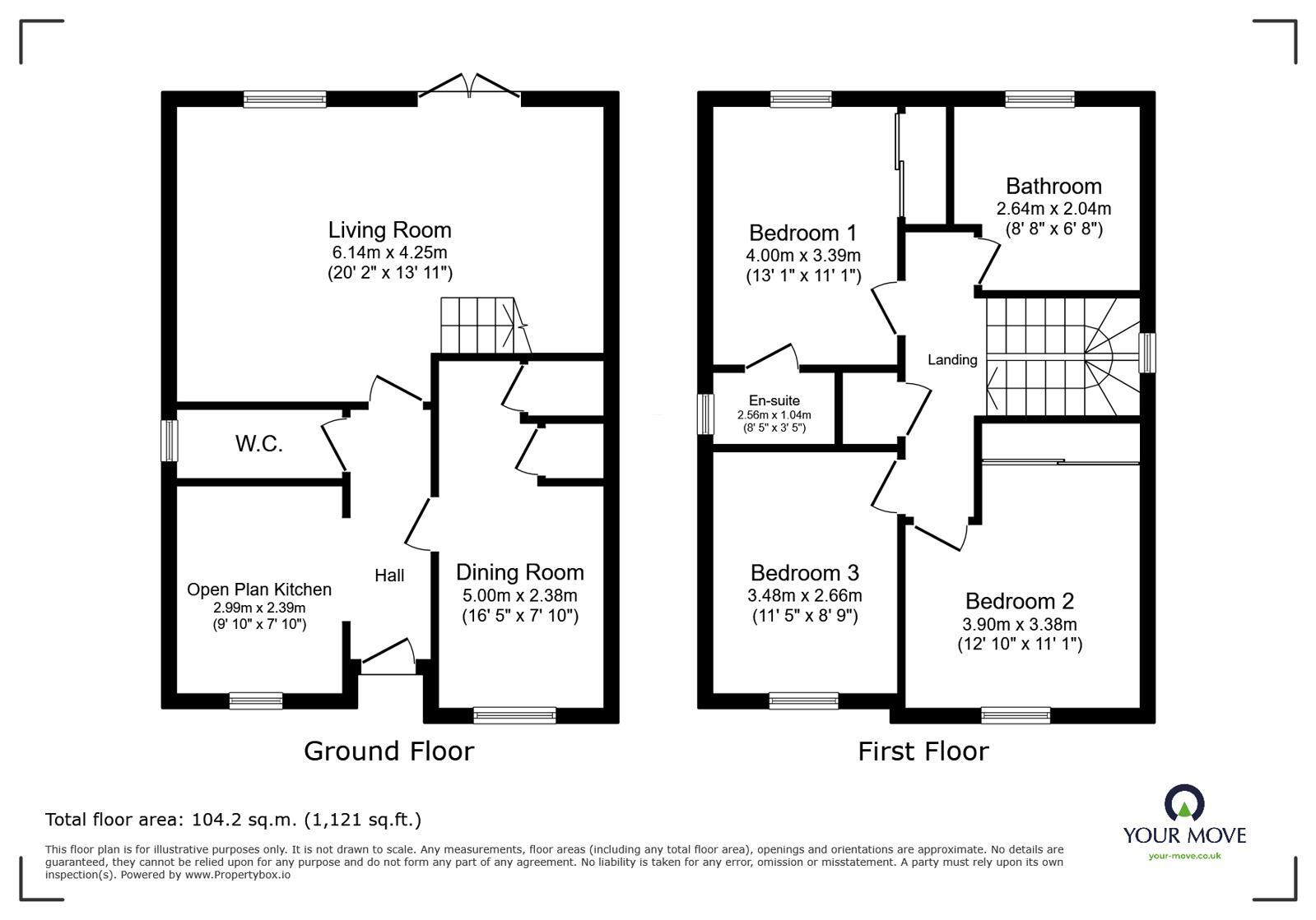 Floorplan of 3 bedroom Detached House for sale, Brettas Park, Barnsley, S71