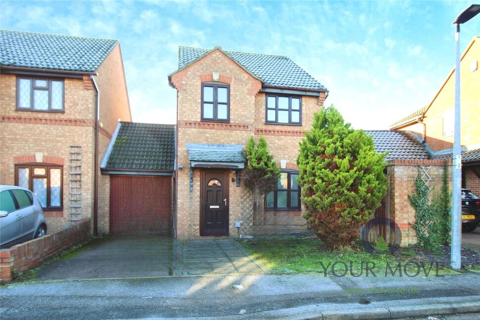 Main image of 3 bedroom Link Detached House for sale, Grovebury Court, Wootton, Bedfordshire, MK43