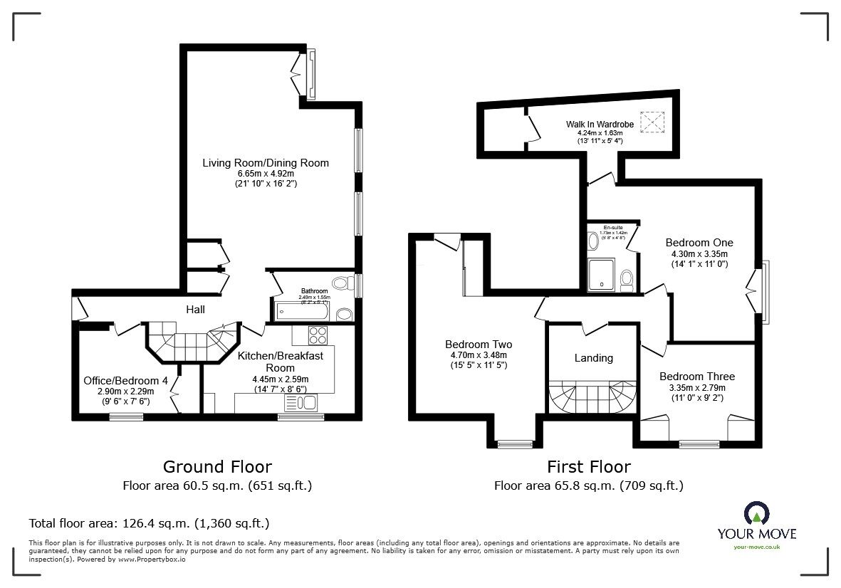 Floorplan of 3 bedroom Flat for sale, Sovereigns Quay, Bedford, Bedfordshire, MK40