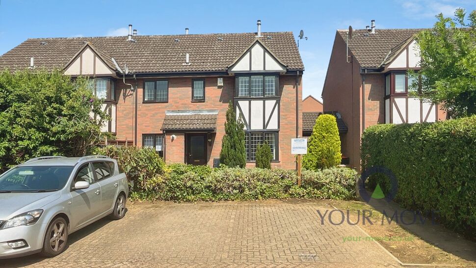 Main image of 2 bedroom Mid Terrace House for sale, Queensbury Close, Bedford, Bedfordshire, MK40