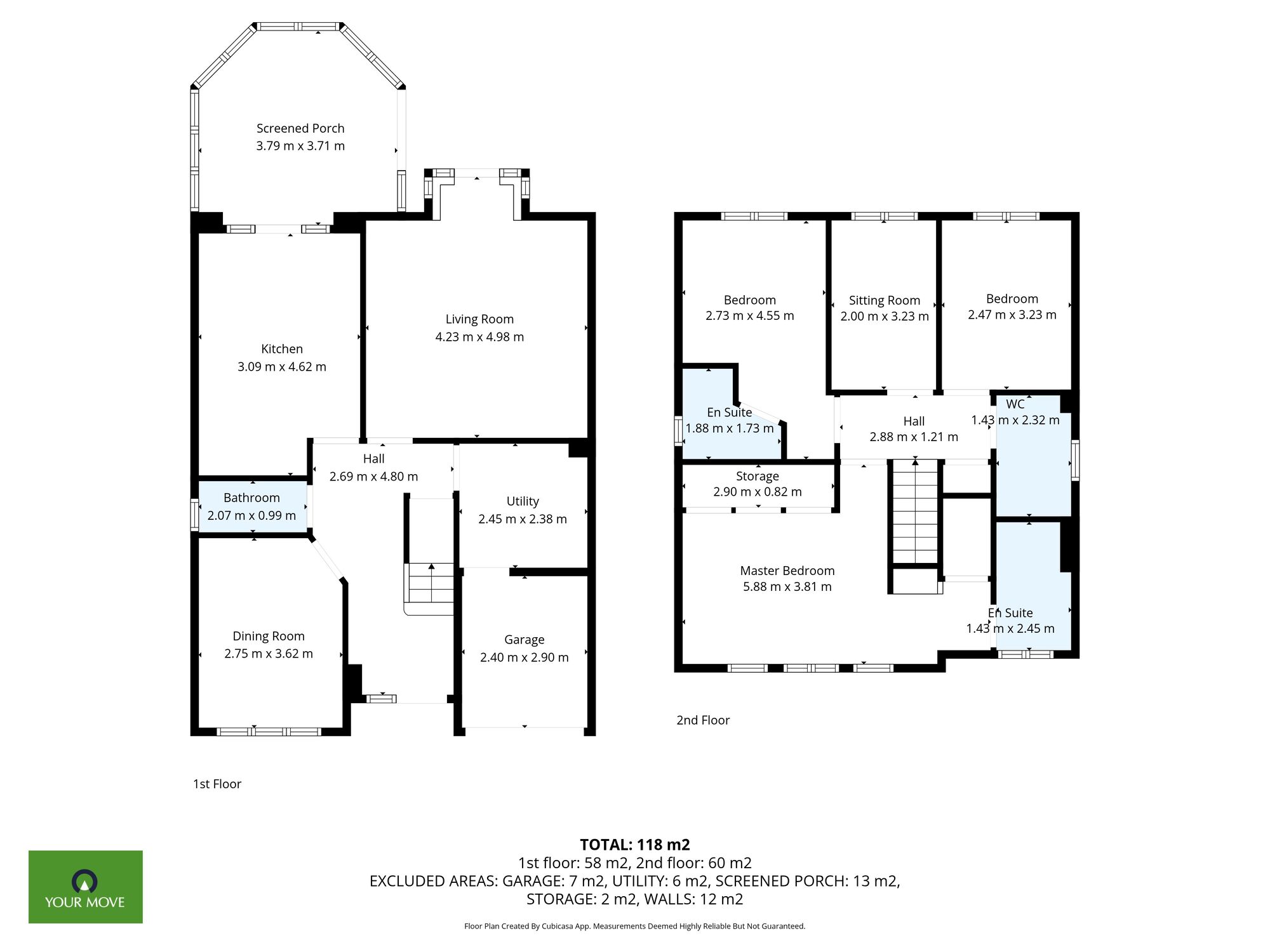 Floorplan of 4 bedroom Detached House for sale, Westfarm Crescent, Cambuslang, South Lanarkshire, G72