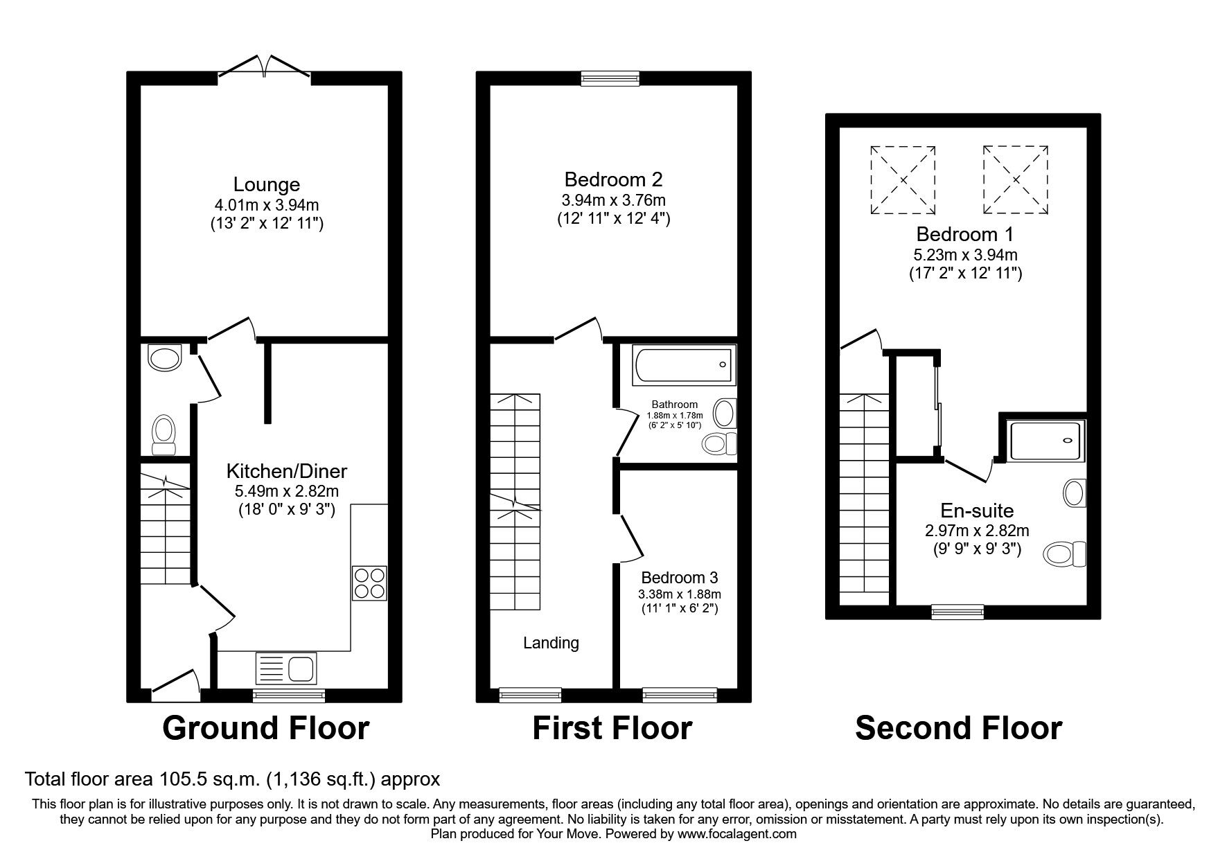 Floorplan of 3 bedroom Semi Detached House to rent, Downy Birch, Coventry, West Midlands, CV4