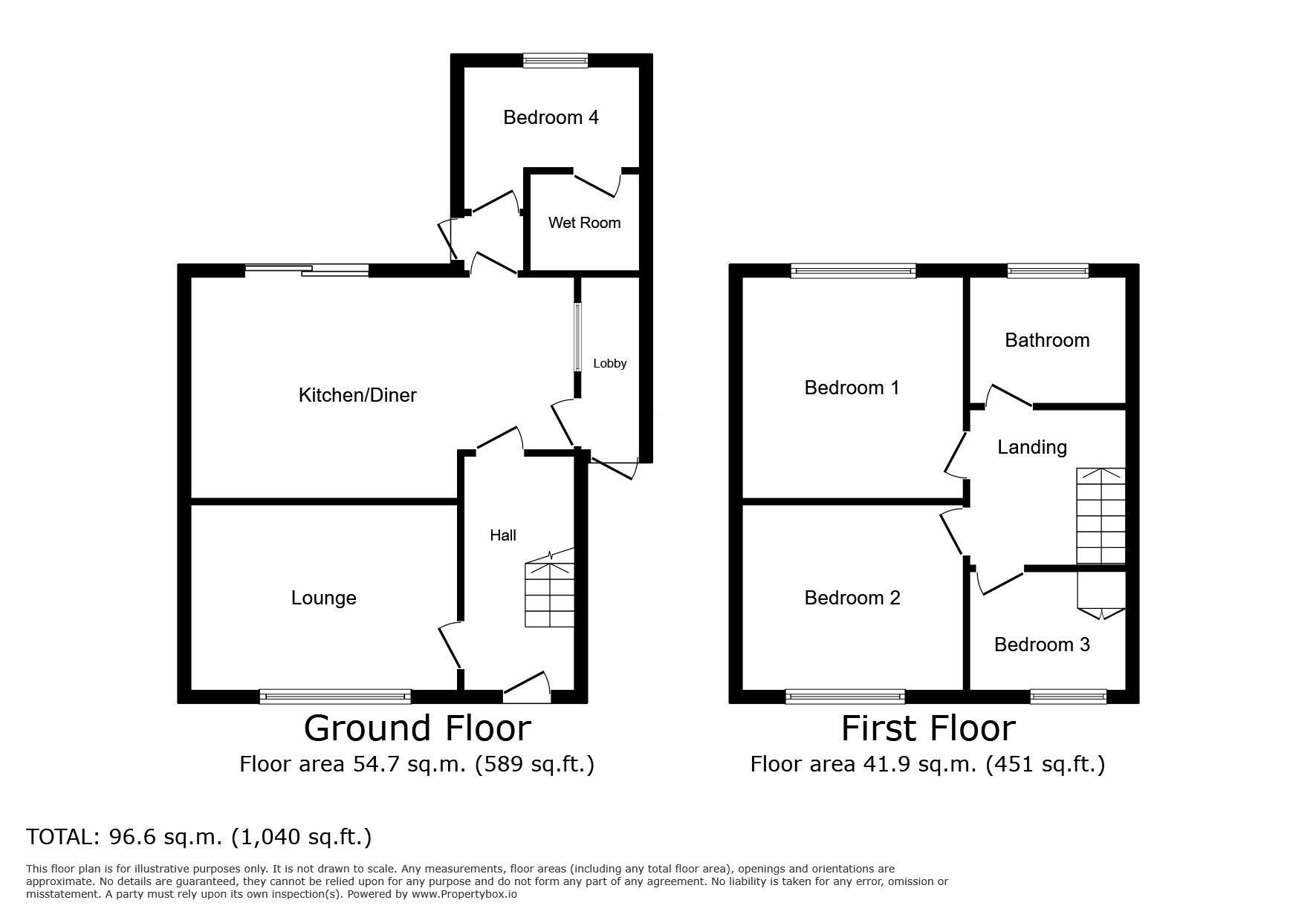 Floorplan of 4 bedroom Semi Detached House for sale, Deans Way, Coventry, Warwickshire, CV7