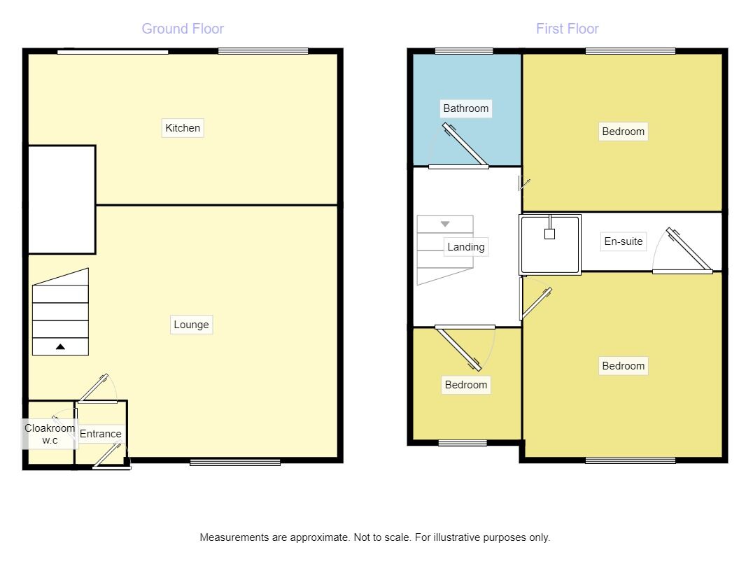 Floorplan of 3 bedroom Mid Terrace House for sale, Towpath Close, Longford, Warwickshire, CV6