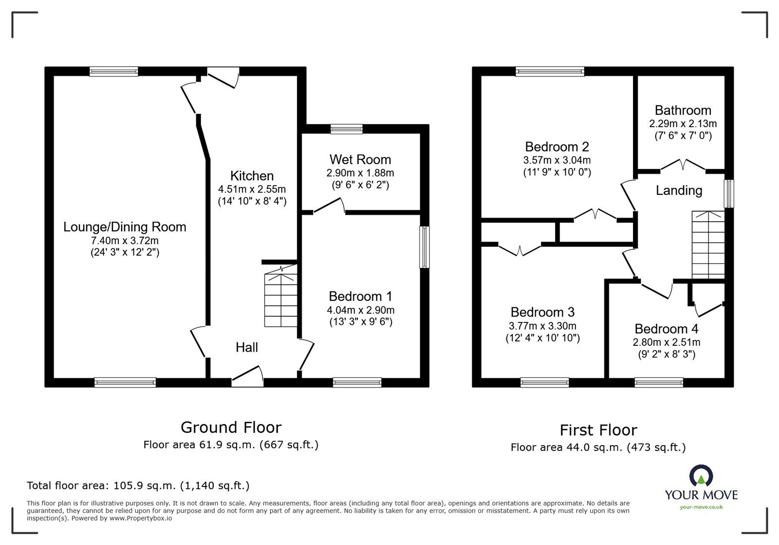 Floorplan of 4 bedroom Semi Detached House for sale, Gerard Avenue, Coventry, West Midlands, CV4