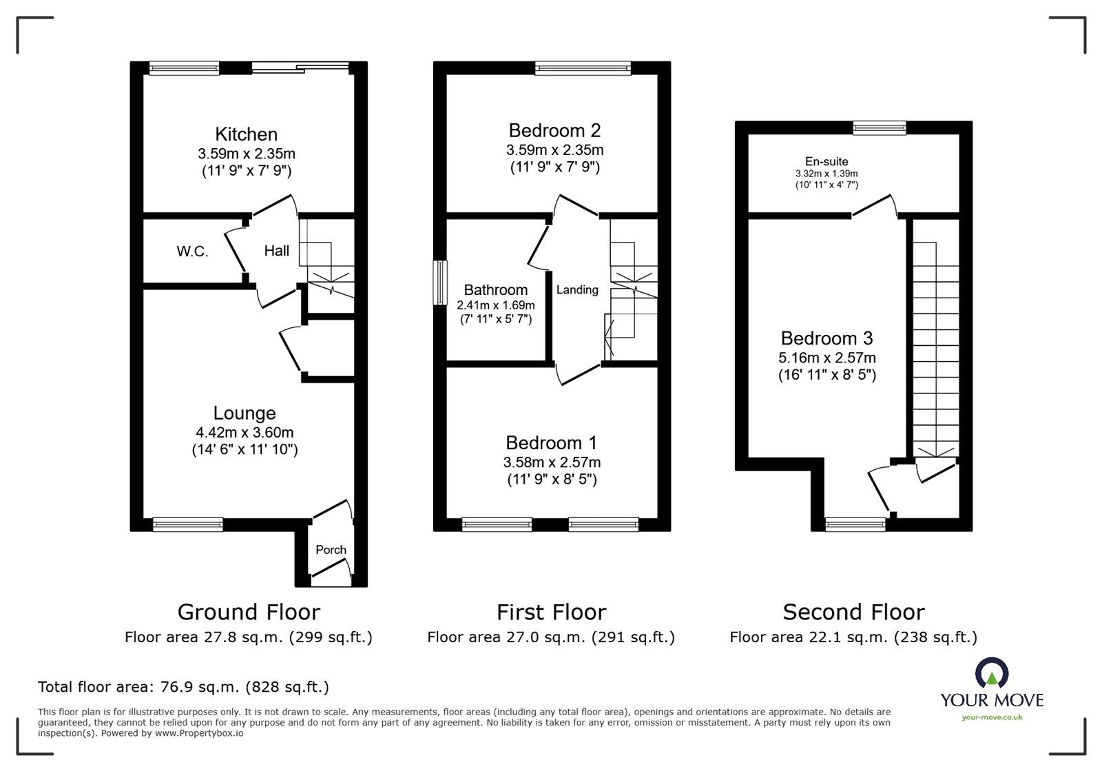 Floorplan of 3 bedroom Semi Detached House for sale, Marpen Road, Coventry, West Midlands, CV6