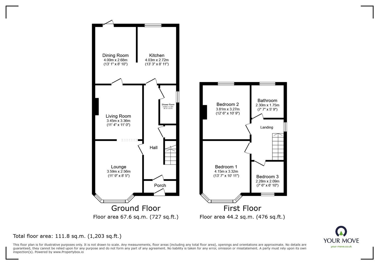 Floorplan of 3 bedroom Semi Detached House for sale, Dovedale Avenue, Coventry, West Midlands, CV6