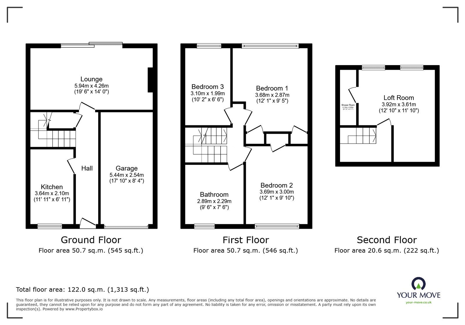 Floorplan of 4 bedroom Mid Terrace House for sale, Old Church Road, Coventry, West Midlands, CV6
