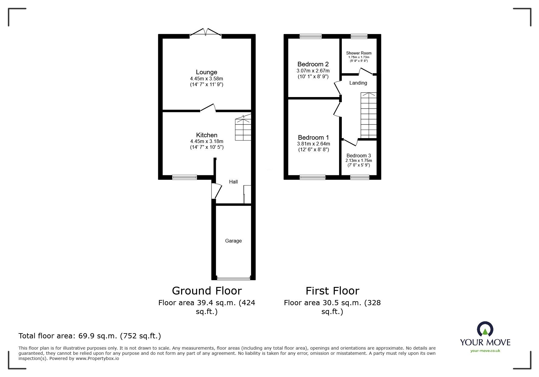 Floorplan of 3 bedroom Semi Detached House for sale, Wheelwright Lane, Coventry, West Midlands, CV6