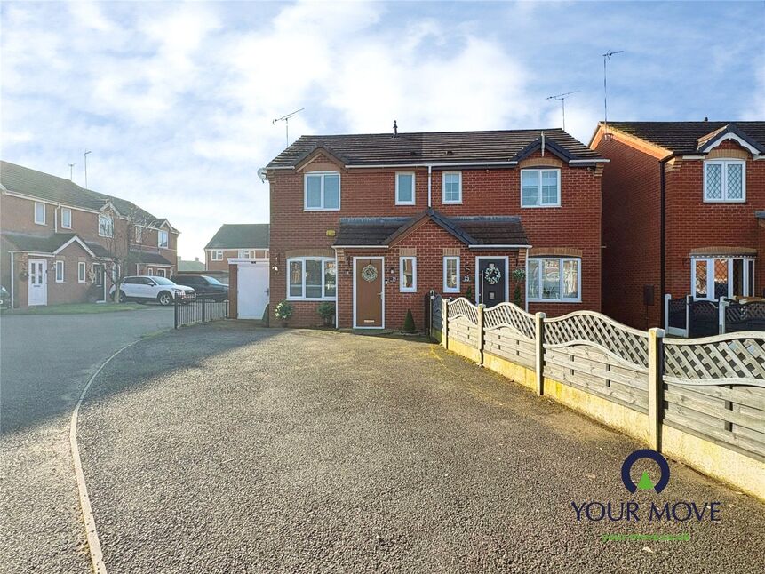 Main image of 3 bedroom Semi Detached House for sale, Pebblebrook Way, Bedworth, Warwickshire, CV12