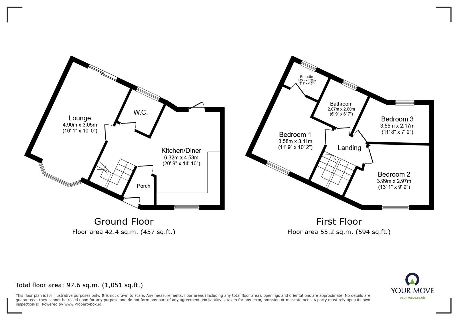 Floorplan of 3 bedroom Detached House for sale, Faulkes Road, Coventry, West Midlands, CV6