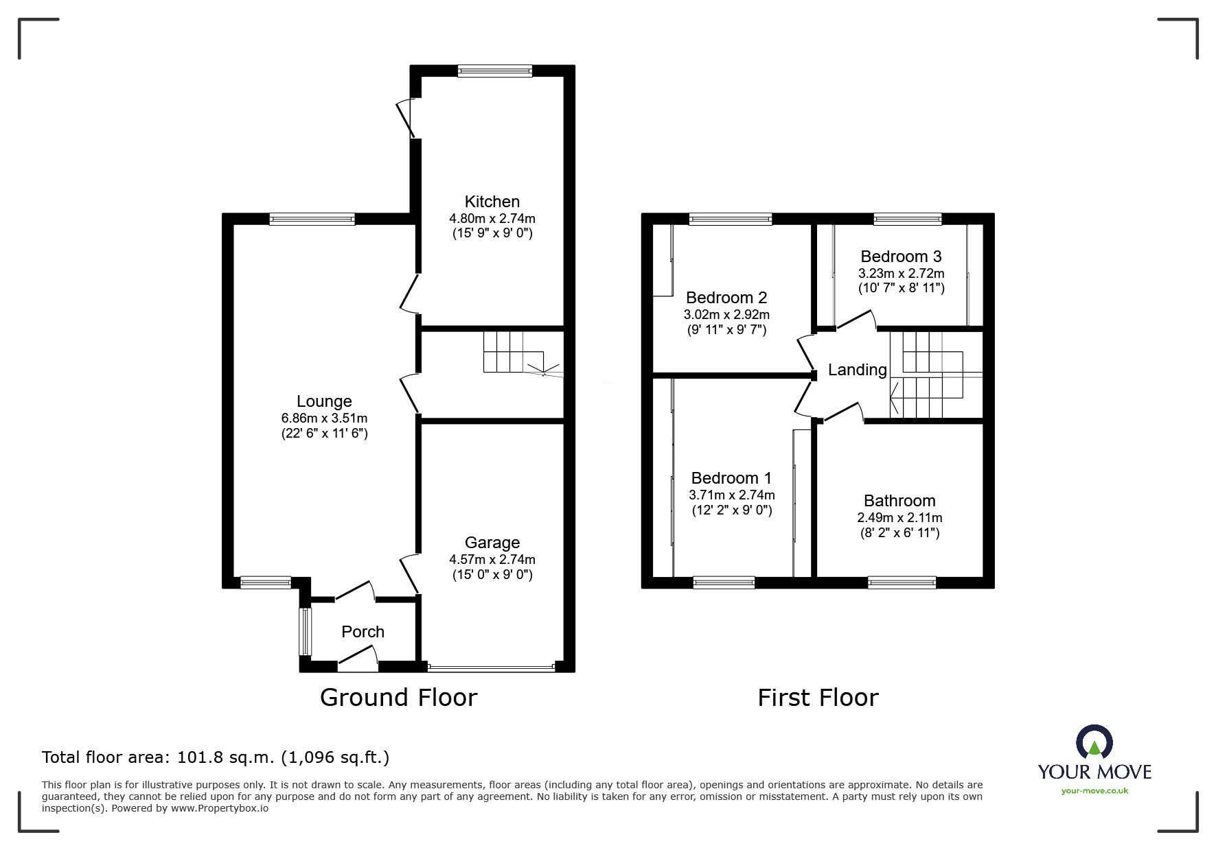 Floorplan of 3 bedroom Semi Detached House for sale, Cargill Close, Longford, West Midlands, CV6