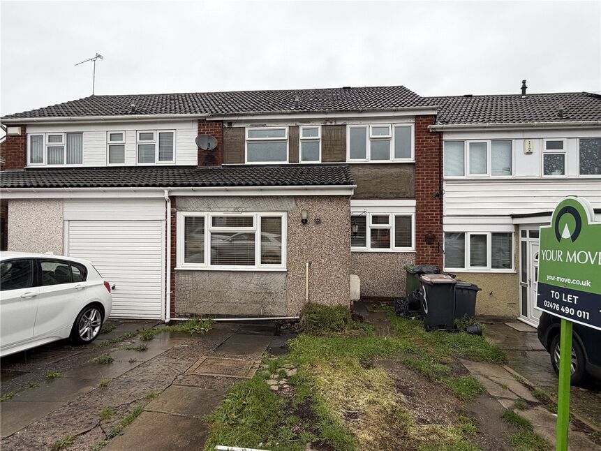 Main image of 3 bedroom Mid Terrace House to rent, Mawnan Close, Exhall, Warwickshire, CV7
