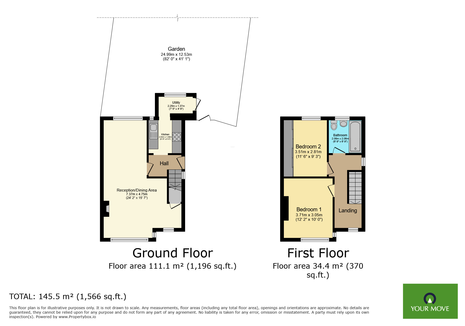 Floorplan of 2 bedroom Semi Detached House for sale, Edwin Close, Kent, DA7