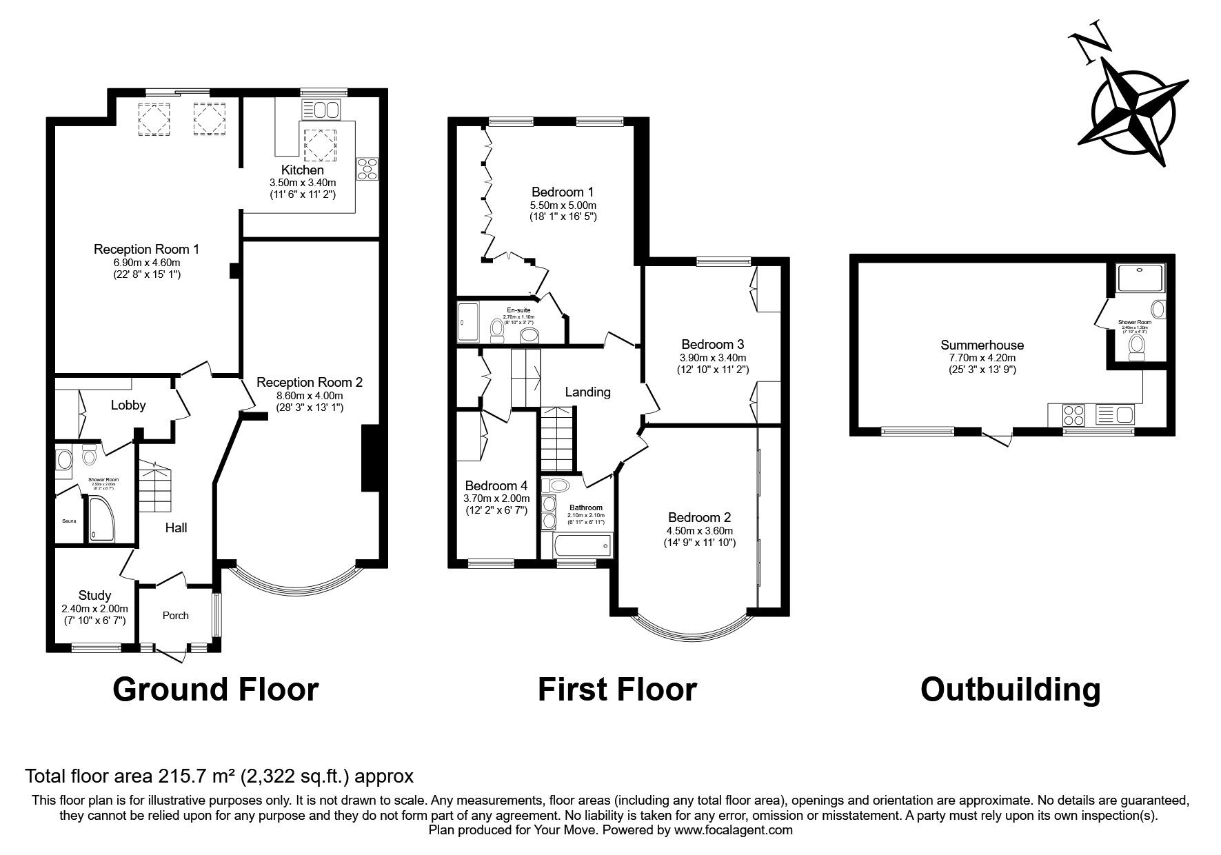 Floorplan of 4 bedroom Semi Detached House for sale, Upton Road, Bexleyheath, DA6