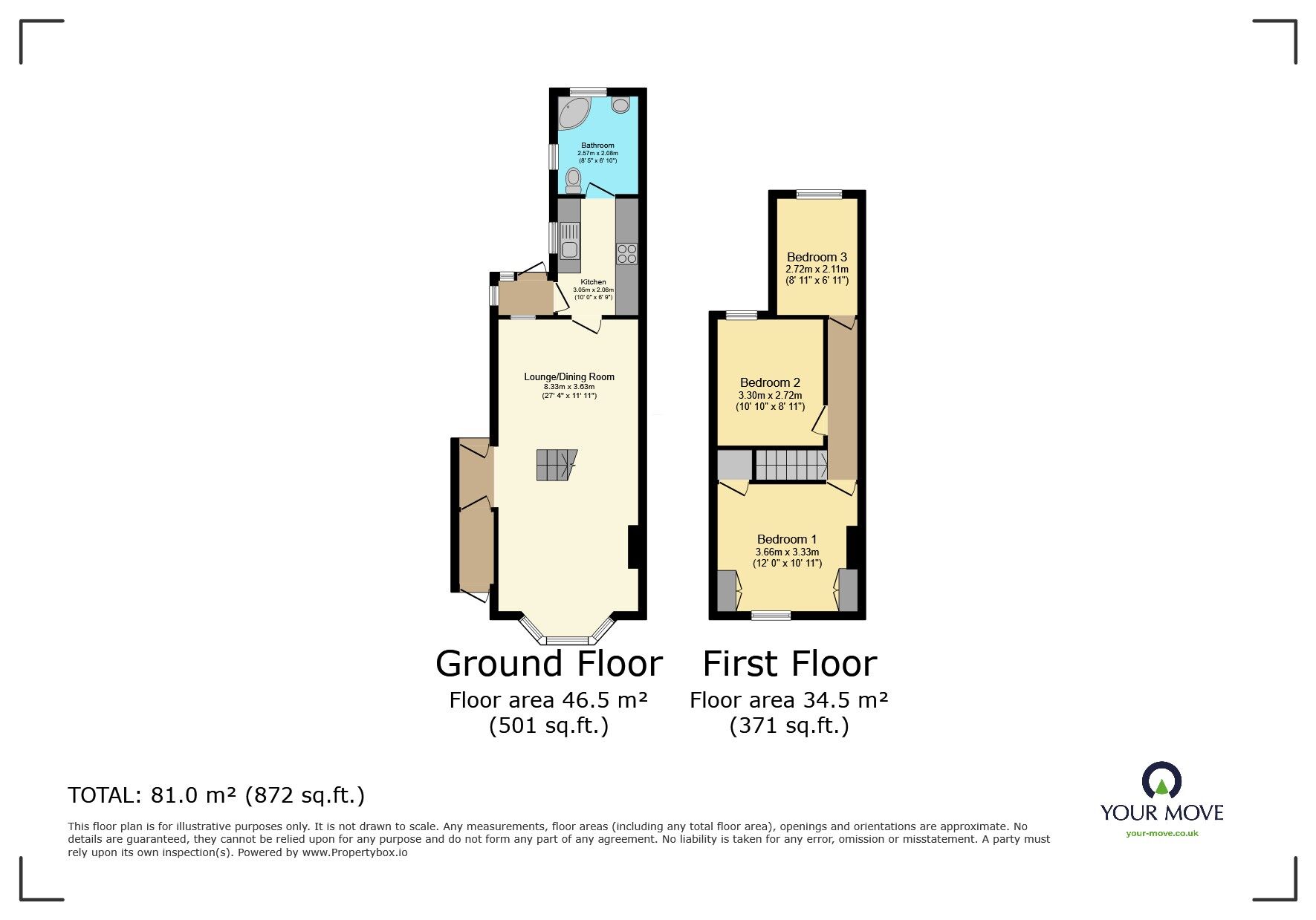Floorplan of 3 bedroom Semi Detached House for sale, West Street, Bexleyheath, DA7
