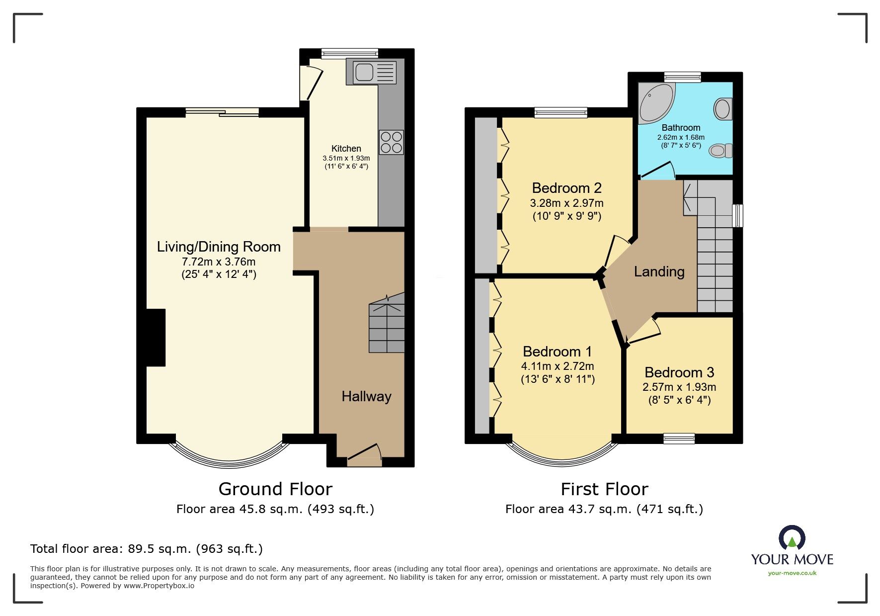 Floorplan of 3 bedroom Semi Detached House for sale, Gipsy Road, Welling, DA16