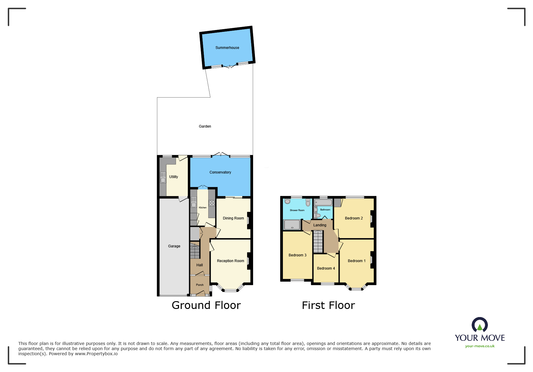 Floorplan of 4 bedroom Semi Detached House for sale, Long Lane, Bexleyheath, DA7