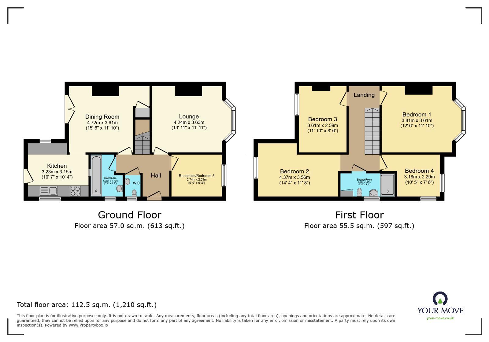 Floorplan of 4 bedroom Semi Detached House for sale, Silecroft Road, Bexleyheath, DA7